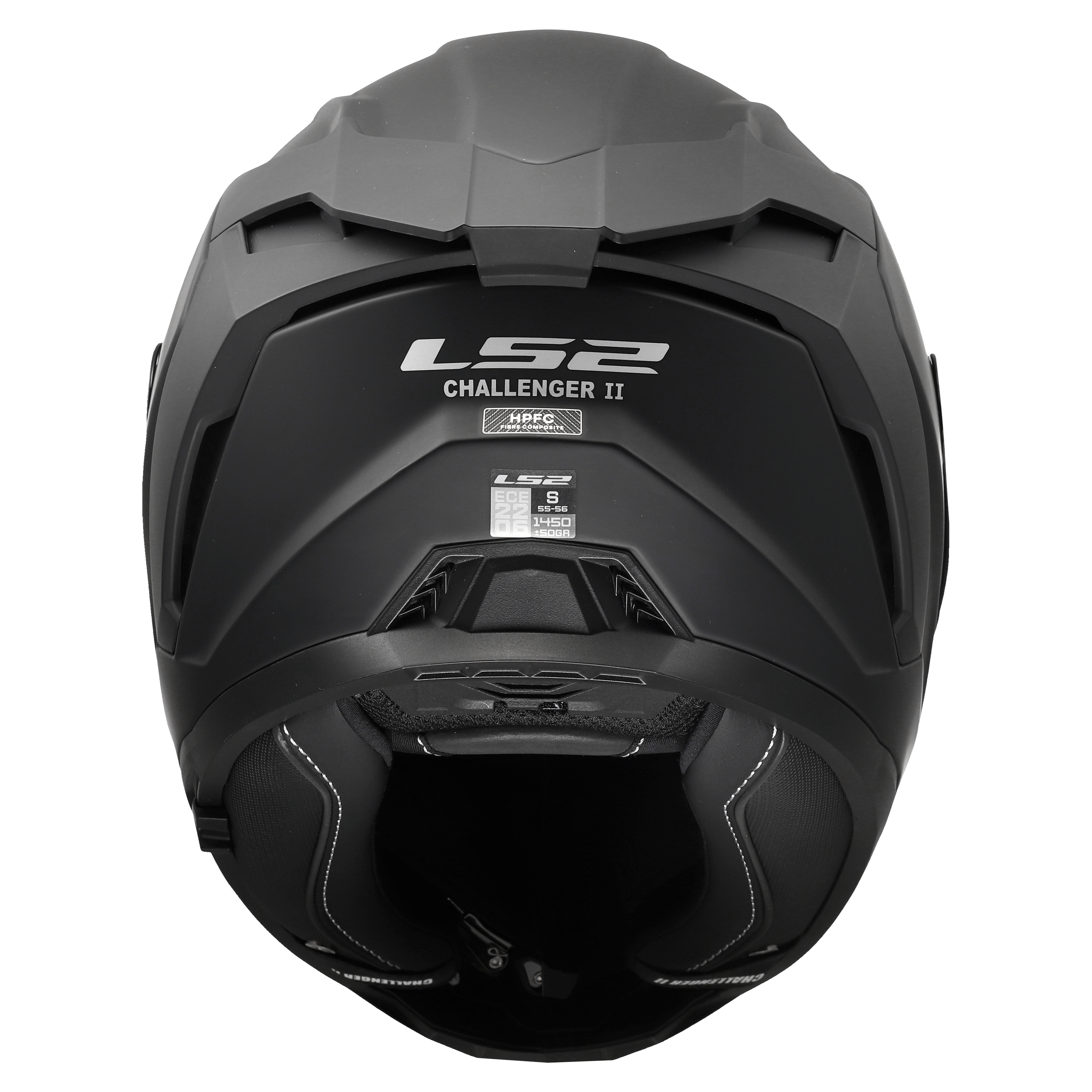LS2 FF817 CHALLENGER II SOLID MATT BLACK 168170011 (4)